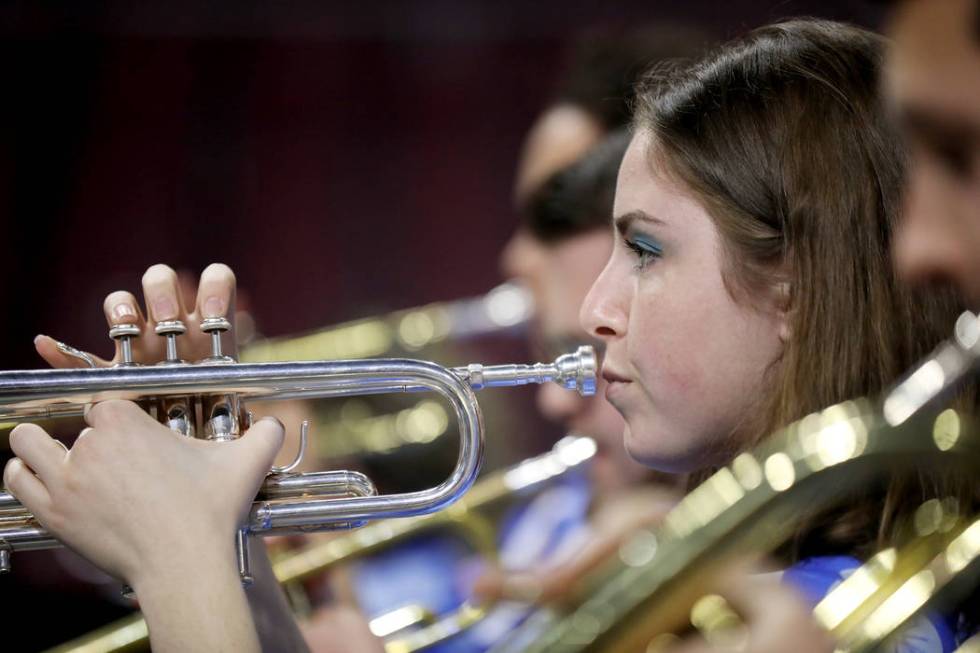 The band for the San Diego Toreros at the West Coast Conference championship game against the P ...