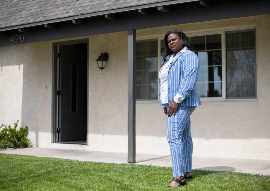 Vera Moore, CEO and founder of True Beginnings, poses for a portrait at a new housing space on ...