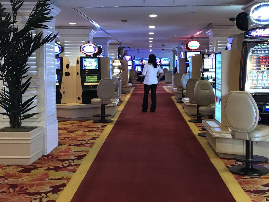 Tropicana hotel-casino on March 12, 2020, in Las Vegas. (Ellen Schmidt/Las Vegas Review-Journal)