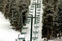 The Lee Canyon ski resort at Mt. Charleston (L.E. Baskow/Las Vegas Review-Journal)