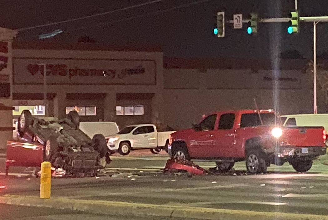 One person suffered injuries believed to be nonlife-threatening when two vehicles collided, res ...