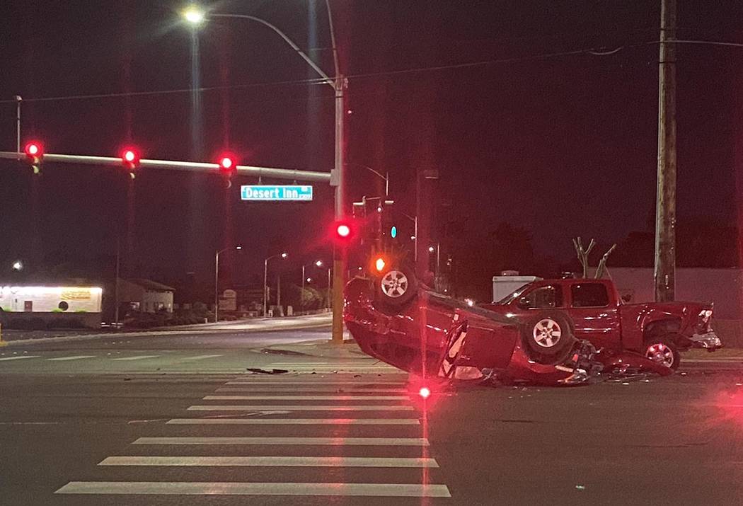 One person suffered injuries believed to be nonlife-threatening when two vehicles collided, res ...