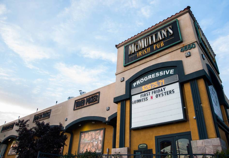 McMullan's Irish Pub is seen at at 4650 W. Tropicana Ave. in Las Vegas on Nov. 19, 2013. (Revie ...