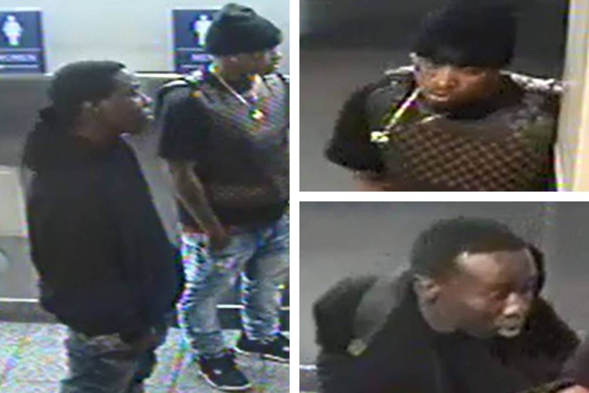 Police are searching for two men in connection to a robbery that occurred Tuesday, March 17, 20 ...