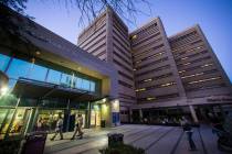 The Clark County Detention Center in downtown Las Vegas (Chase Stevens/Las Vegas Review-Journal)