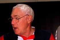 Former UNLV coach Howie Landa, seen in 2000 (Las Vegas Review-Journal)