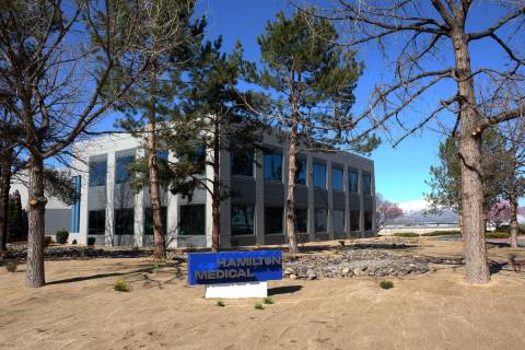 Hamilton Medical, a ventilator manufacturer whose U.S. headquarters is adjacent to the Reno air ...