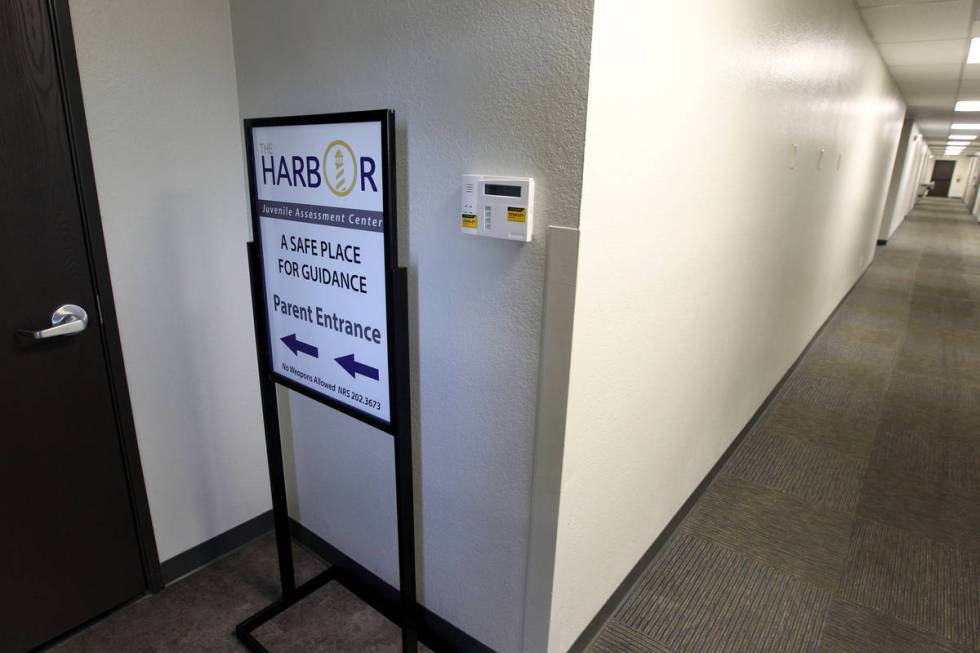 The Harbor juvenile assessment center location at 861 N. Mojave Road in Las Vegas remains open ...