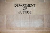 U.S. Department of Justice Building in Washington. (AP Photo/Andrew Harnik)