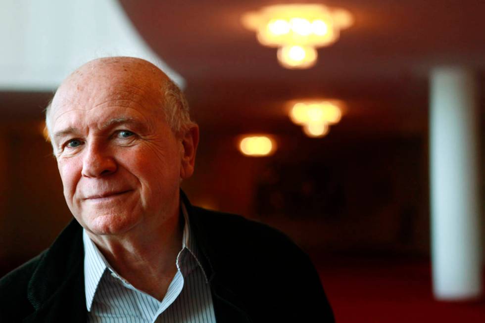 FILE - In this April 1, 2010, file photo, playwright Terrence McNally poses at the Kennedy Cent ...