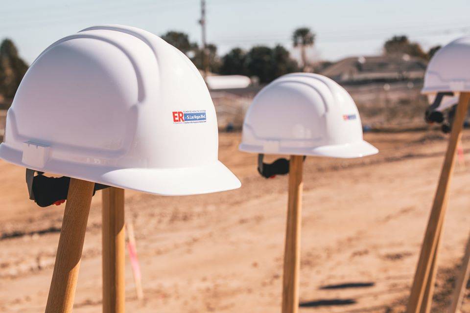 A groundbreaking ceremony for ER at S. Las Vegas Blvd. was held Feb. 21 on Giles Street in sout ...