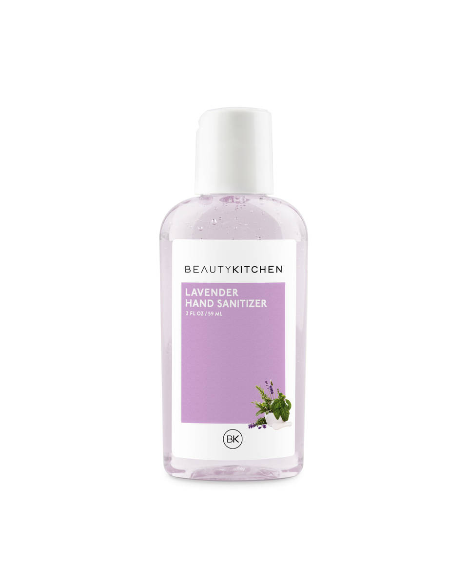 Beauty Kitchen Boutique's hand sanitizer in a lavender scent is shown. (Photo courtesy of Bea ...