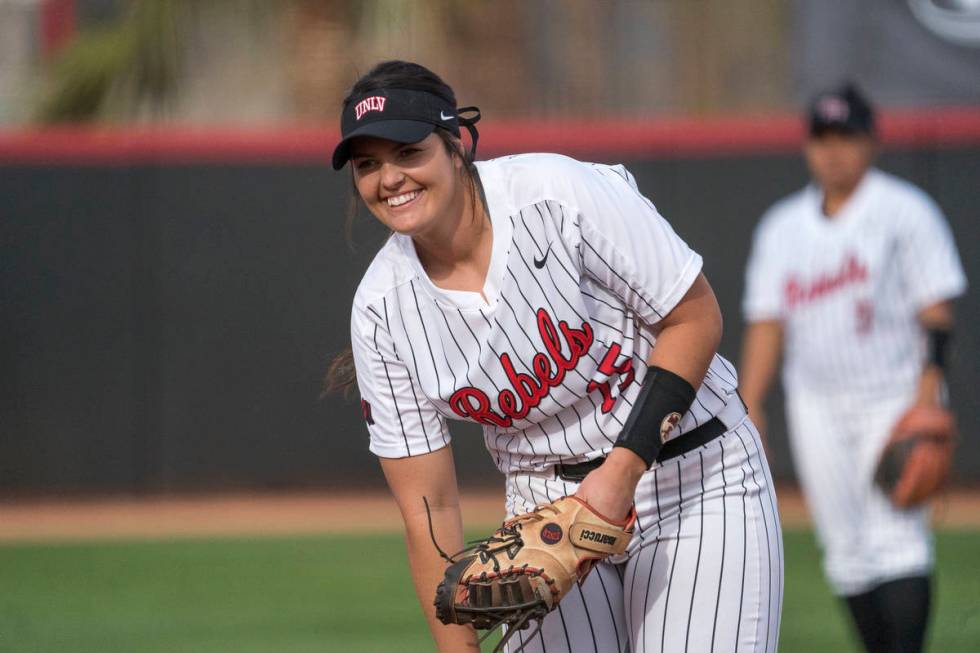 UNLV softball player Mia Trejo was batting .342 with 21 RBIs when the season ended because of t ...