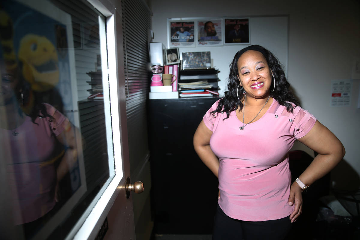 Cherisse Johnson, customer service and retention manager at the Las Vegas Review-Journal, was n ...