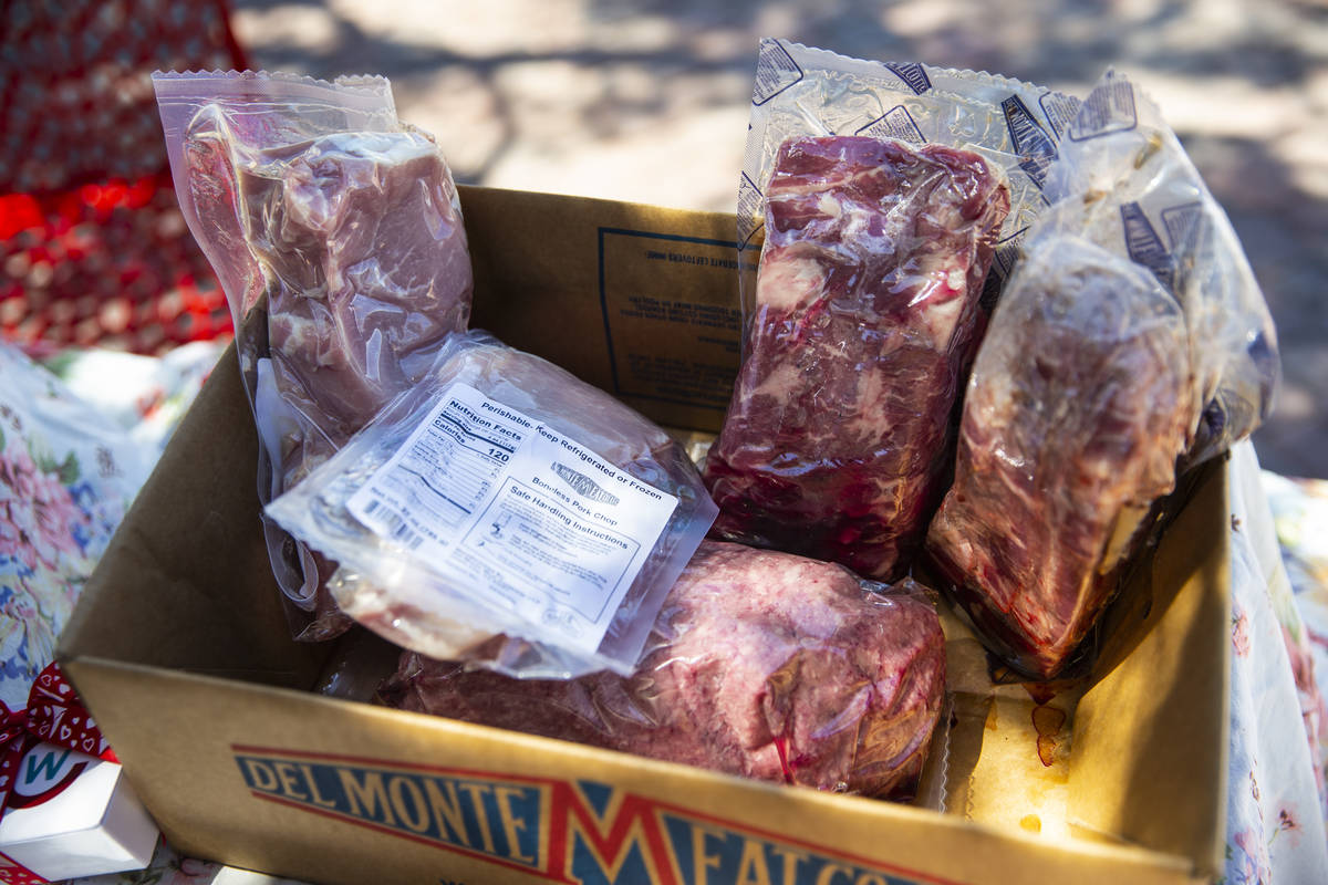 Different cuts of pork from Chef's Warehouse being offered to the public online and at the Down ...