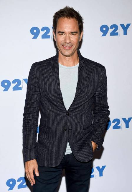 Actor Eric McCormack poses backstage before his appearance at the 92nd Street Y on Monday, Oct. ...
