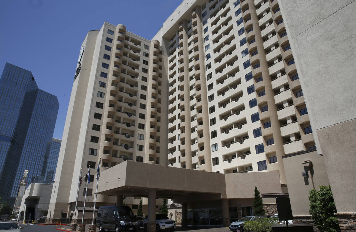 The exterior of Polo Towers at 3745 S. Las Vegas Blvd. photographed on Wednesday, May 9, 2018, ...