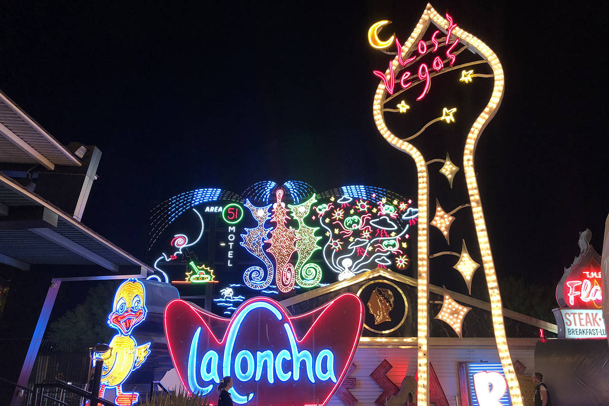 “Lost Vegas: Tim Burton @ The Neon Museum presented by the Engelstad Foundation.” (Janna Ka ...