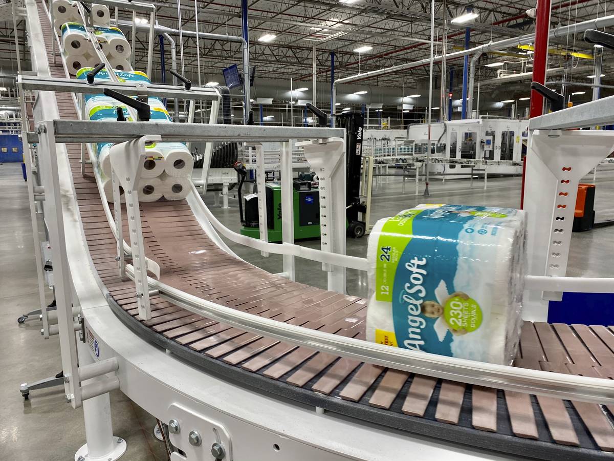 The production line at the Georgia-Pacific plant in Atlanta. NCSolutions, a data and consulting ...
