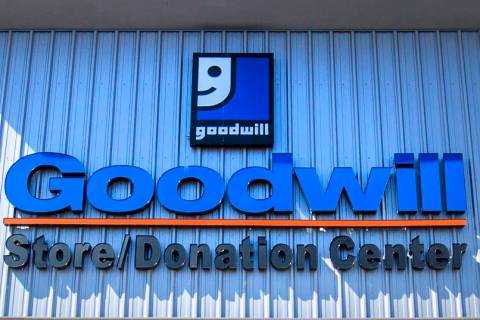 People come and go from the the Goodwill Centennial Retail Store, Friday, Sept. 30, 2016, in La ...