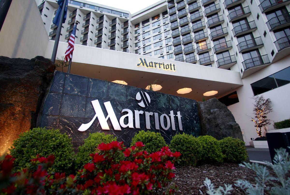 Marriott will make $10 million in rooms available in various cities, including Las Vegas, for f ...