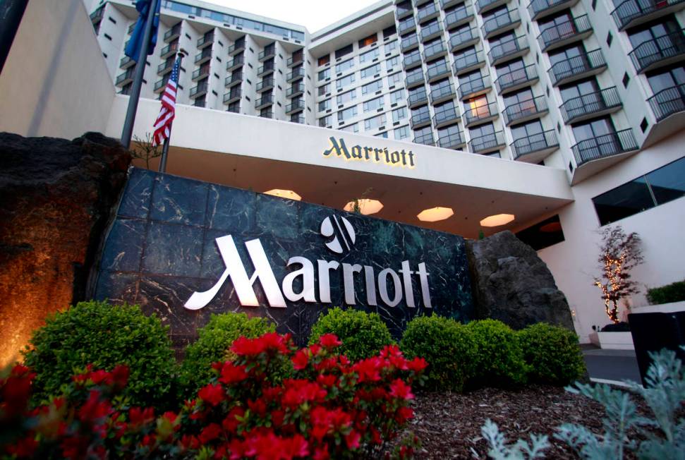 Marriott will make $10 million in rooms available in various cities, including Las Vegas, for f ...