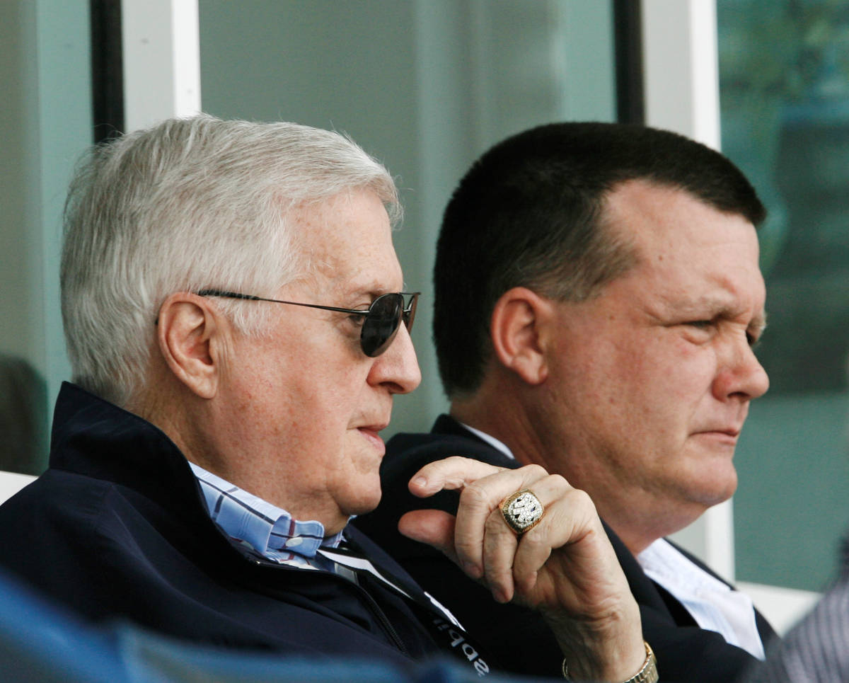 FILE - In this March 11, 2008, file photo, New York Yankees principal owner George Steinbrenner ...