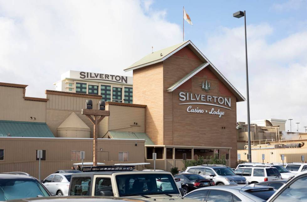 Silverton Casino as seen from the team member parking lot on Friday, March 20, 2020, in Las Veg ...