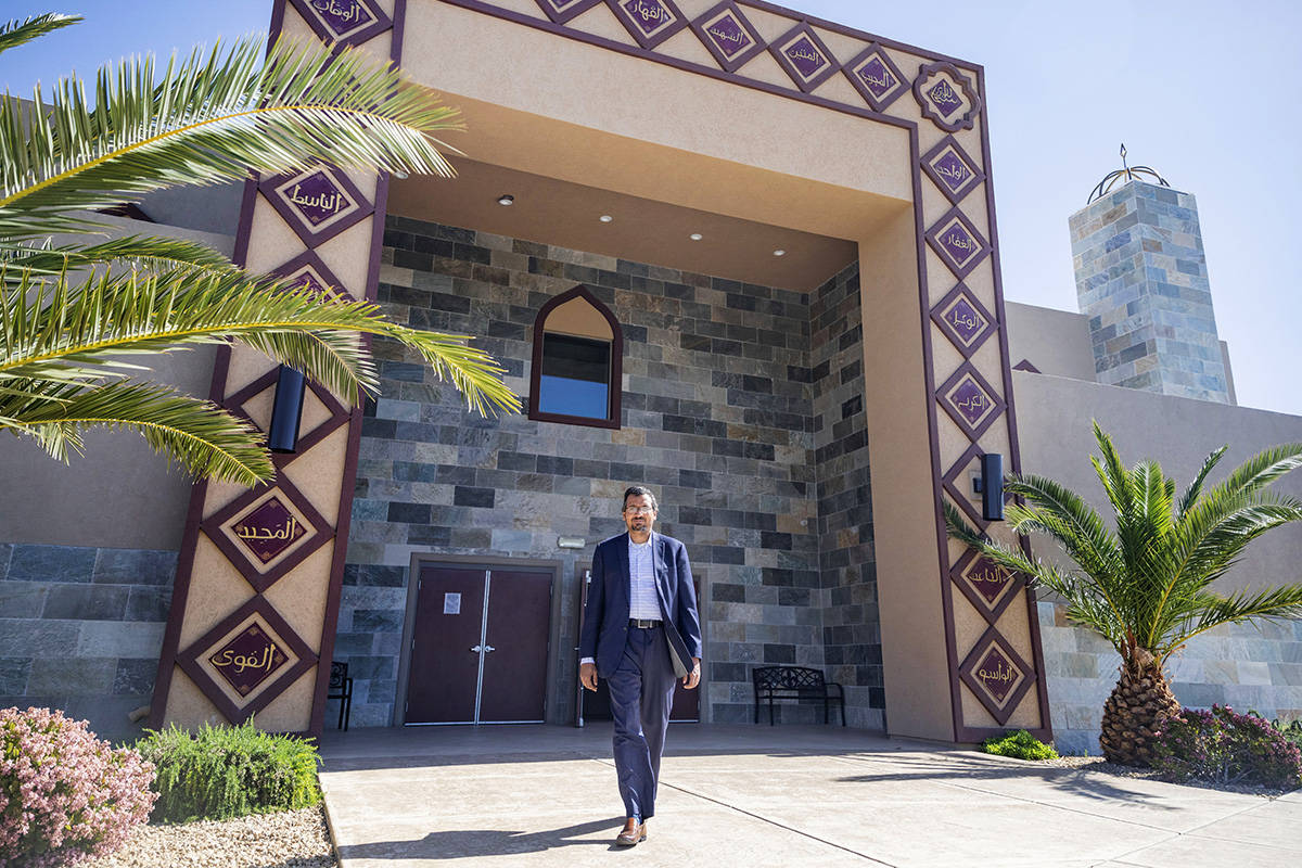 Imam Shamsuddin Waheed is photographed outside of Masjid Ibrahim, a mosque that is temporarily ...