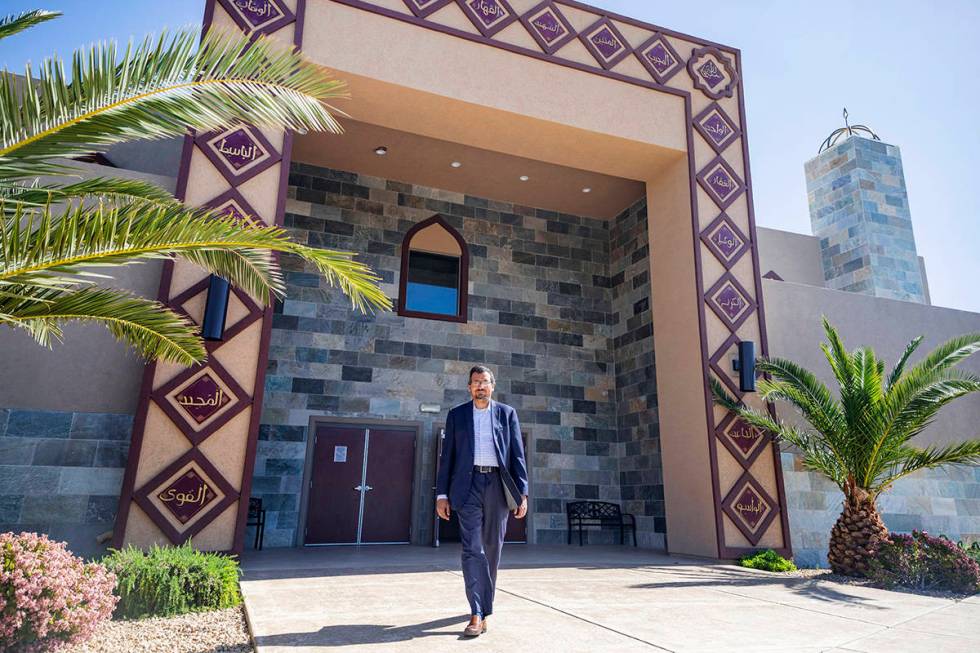 Imam Shamsuddin Waheed is photographed outside of Masjid Ibrahim, a mosque that is temporarily ...