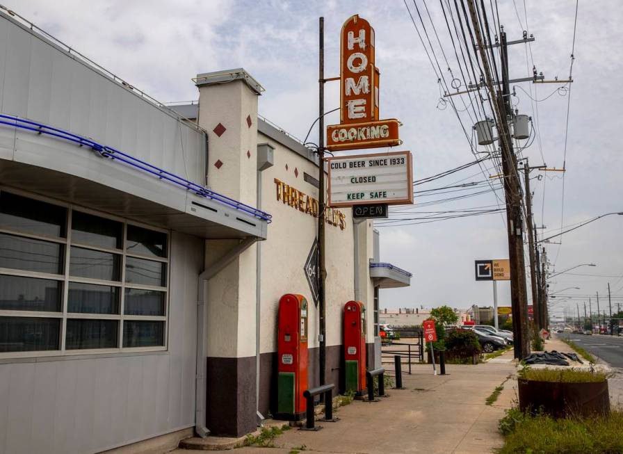 Threadgill's stands Tuesday, April 21, 2020, in Austin, Texas. The live-music venue where colle ...