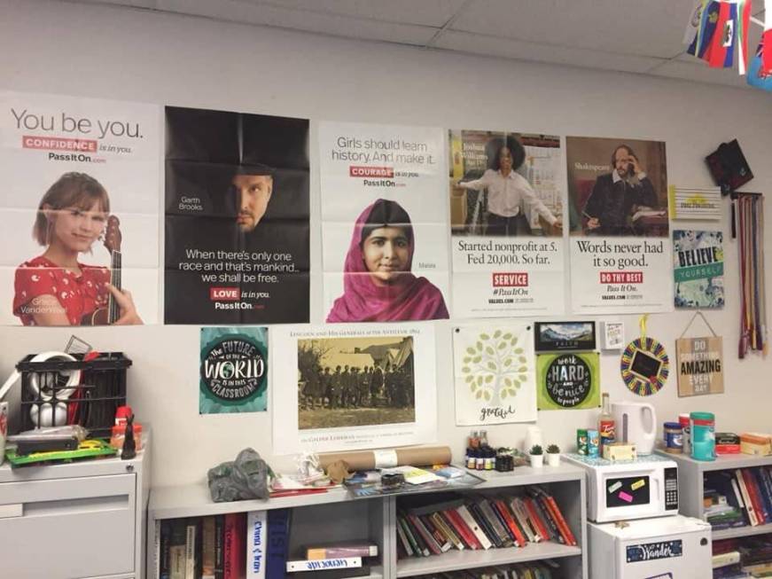 Jamie Tadrzynski took a photo of her classroom on the last day she was allowed in. Her senior g ...