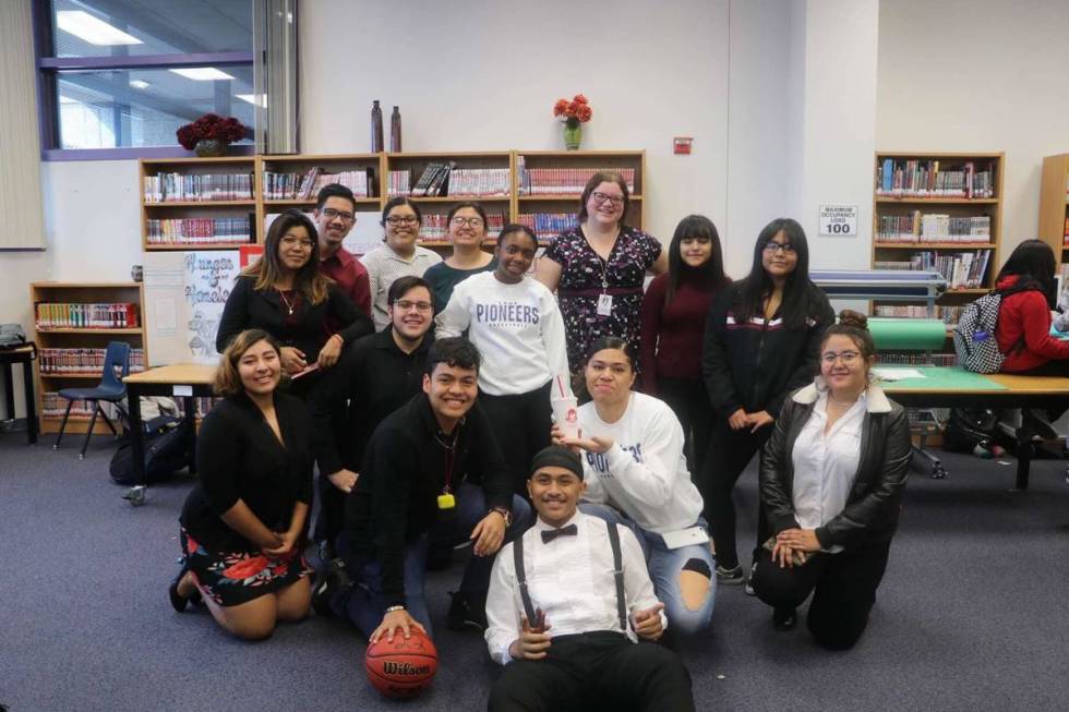 Jamie Tadrzynski's senior students pictured in December. "I've had those seniors for 2 years in ...