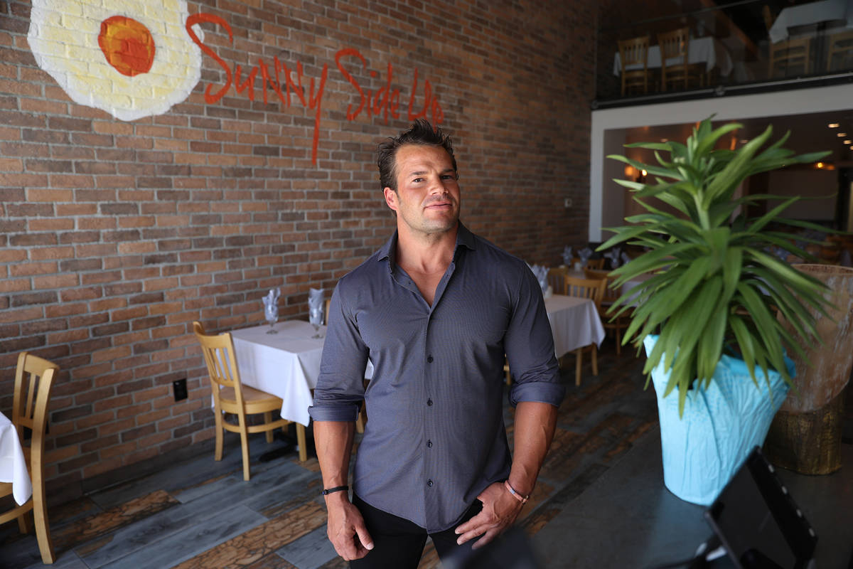 Nicholas Sord, owner of Sunny Side Up, poses for a photo inside his restaurant at Boca Park Fas ...