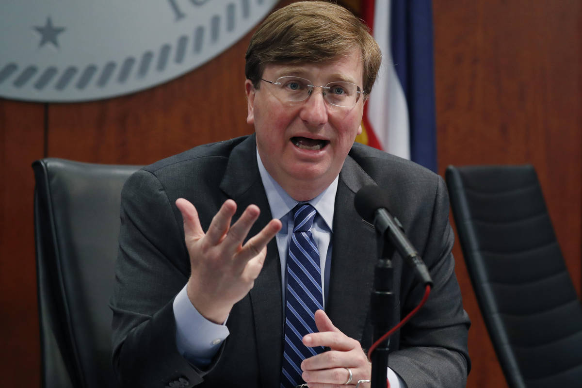 Mississippi Gov. Tate Reeves asks for understanding from those people seeking unemployment bene ...