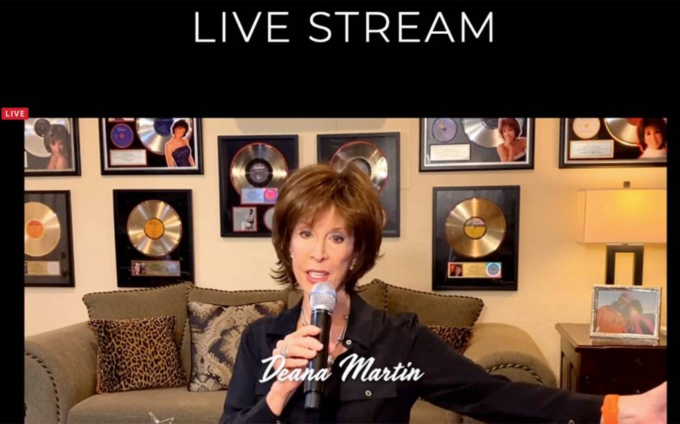 Deanna Martin is the Mondays Dark Live Stream Telethon on Monday, April 27, 2020. (Mondays Dark ...