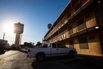 A view of Siegel Suites at Bonanza Road and Las Vegas Boulevard in Las Vegas on Tuesday, April ...
