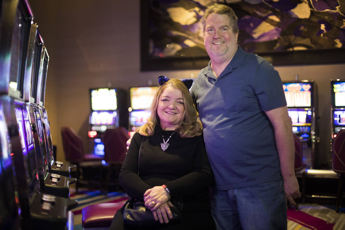 Heidi Clemons and her husband Fred Clemons at the Cosmopolitan in Las Vegas, Sunday, Jan. 26, 2 ...