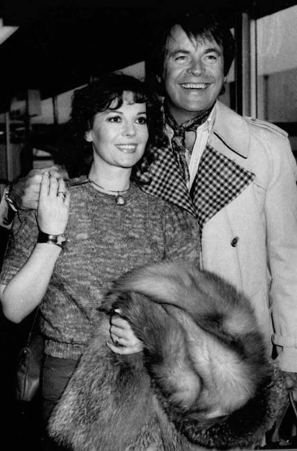 Hollywood film star Natalie Wood is shown in April 1980 with her actor husband Robert Wagner. ( ...