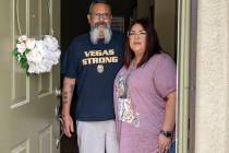 Brian and Monica Ursua are pictured in their home in North Las Vegas on Thursday, April 30, 202 ...