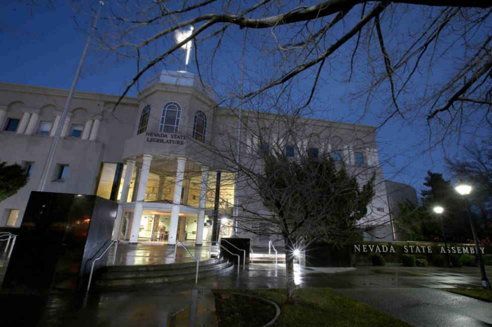 The Legislative Building in Carson City Saturday, Feb. 2, 2019. (K.M. Cannon/Las Vegas Review-J ...