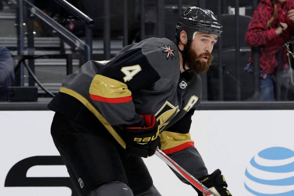 The Knights accepted Shea Theodore in exchange for selecting Clayton Stoner from Anaheim. (AP P ...