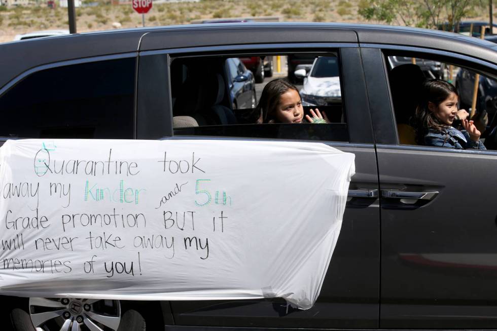 Legacy Traditional School Southwest students during an appreciation parade at the public charte ...