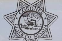 A Clark County Coroner and Medical Examiner vehicle parked at their headquarters located at 170 ...