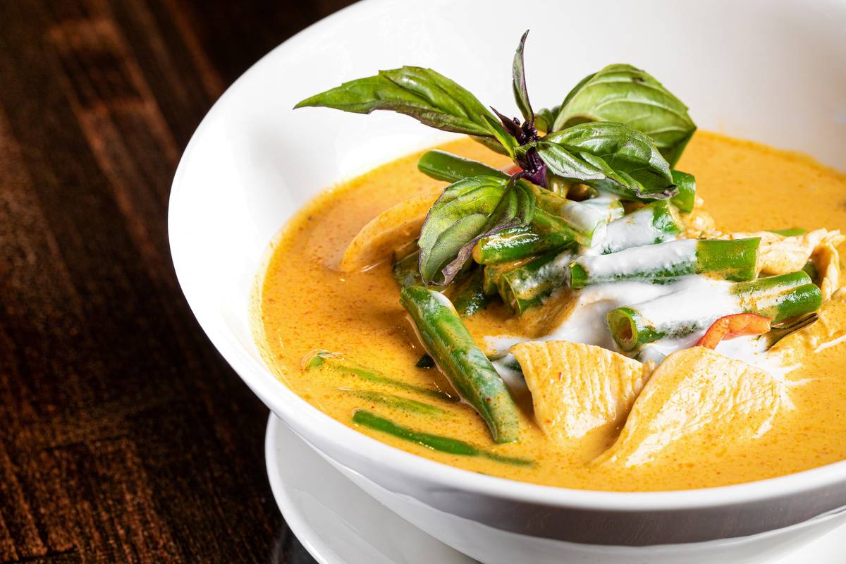 Pin Kaow's Panang Chicken Curry. The Thai restaurant's locations are now offering curbside pick ...
