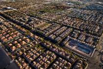 Las Vegas house prices were up from a year ago in April, but sales and listings are hurting. (L ...