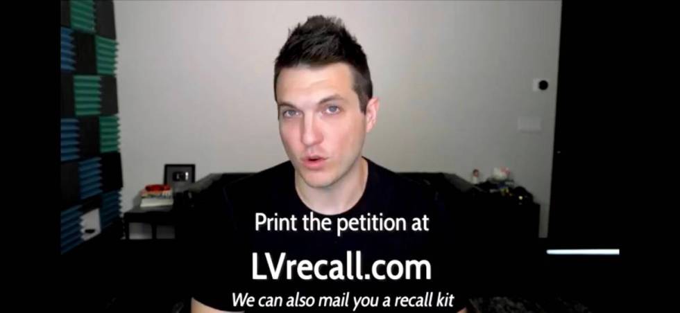Former professional poker player Doug Polk provides a contact email in a YouTube video for vote ...
