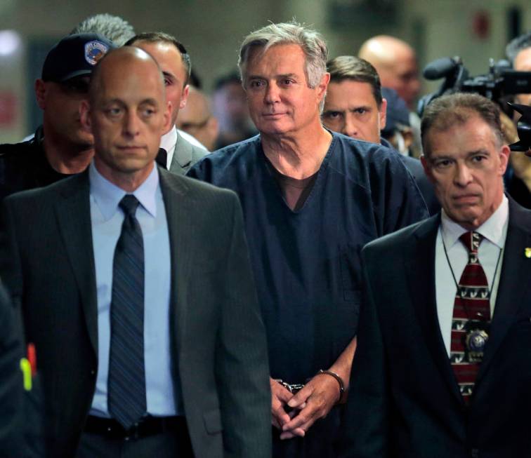 FILE - In this June 27, 2019 file photo, Paul Manafort arrives in court in New York. Manafort h ...