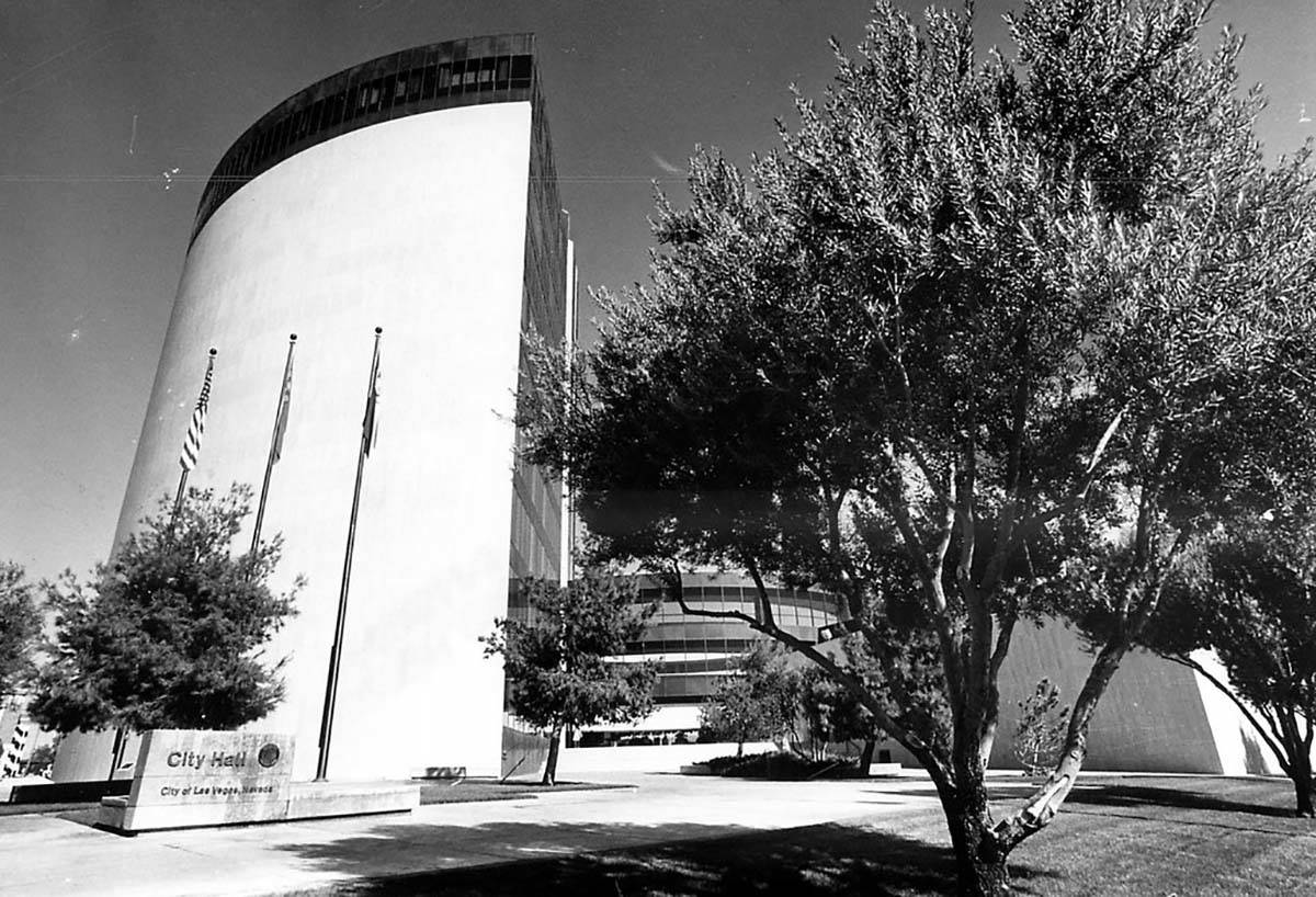 Clark County City Hall in 1989. (Review-Journal file photo)