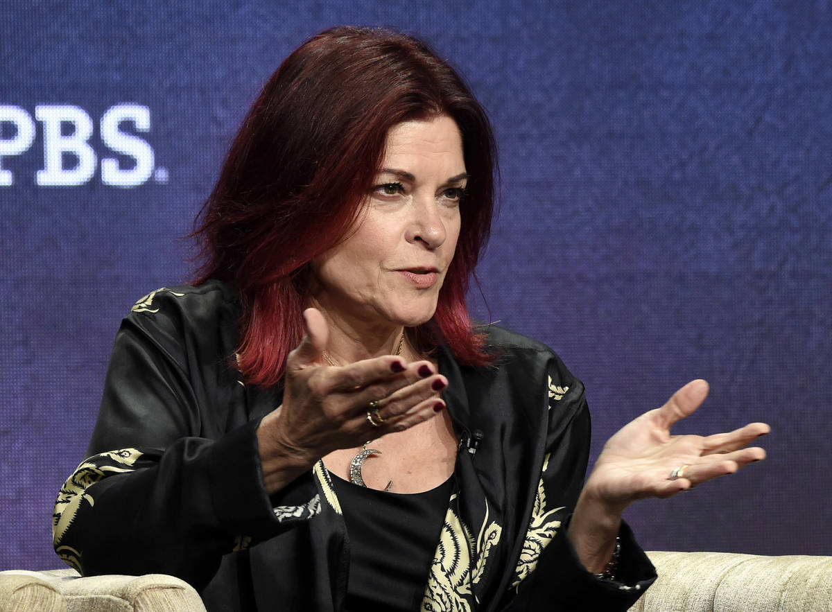 FILE - In this July 29, 2019, file photo, Rosanne Cash, a participant in the upcoming PBS docum ...